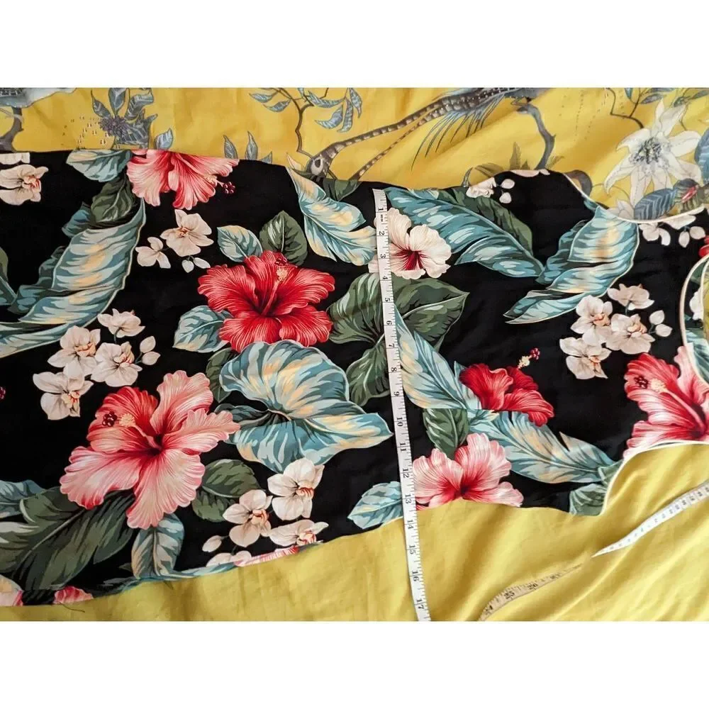 Iolani made in Hawaii vintage aloha dress sleeveless midi sz petite